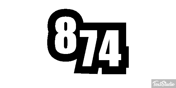 874 Effet de texte
