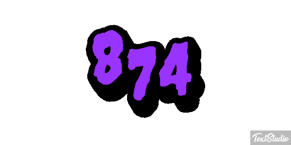 874 Effet de texte