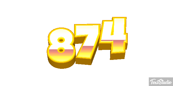 874 Effet de texte