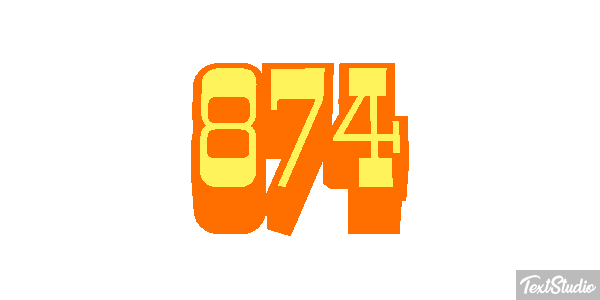 874 Effet de texte