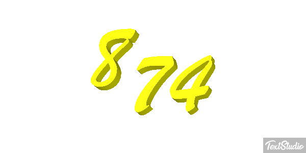 874 Effet de texte