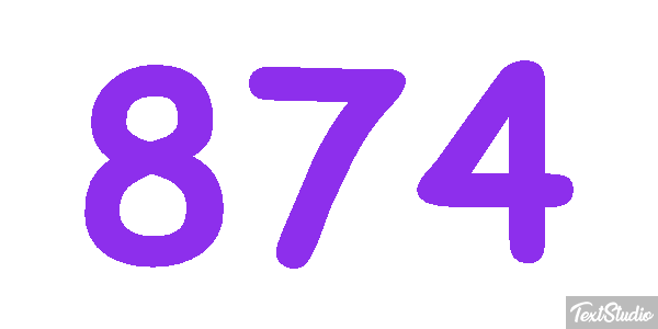 874 Effet de texte