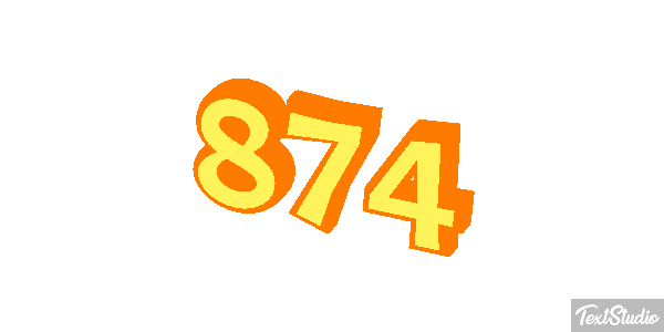 874 Effet de texte