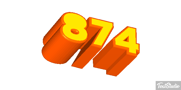 874 Effet de texte
