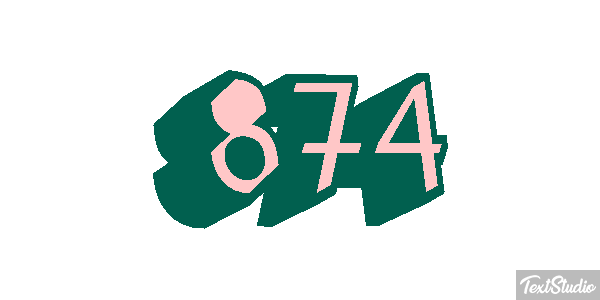 874 Effet de texte
