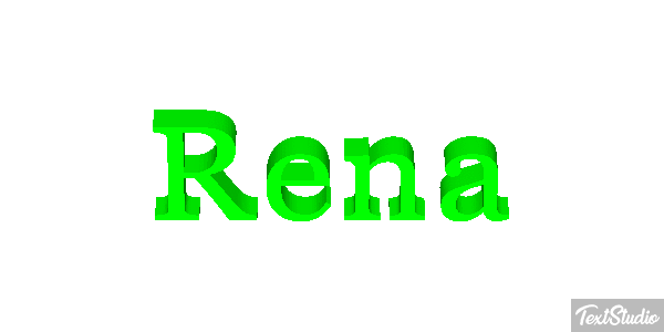 Rena Texteffekt
