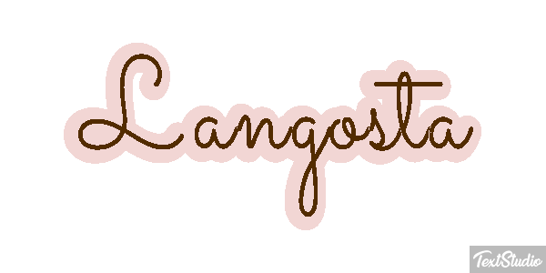 Langosta Efecto de texto