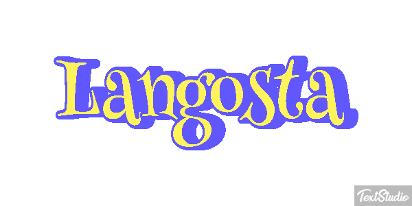 Langosta Efecto de texto