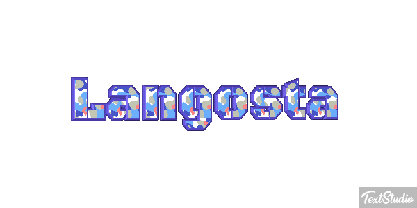 Langosta Efecto de texto