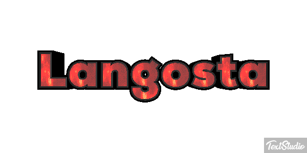 Langosta Efecto de texto