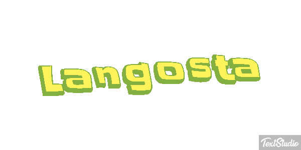 Langosta Efecto de texto