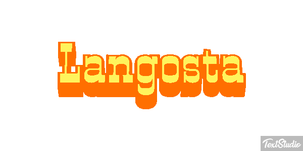 Langosta Efecto de texto