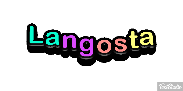 Langosta Efecto de texto