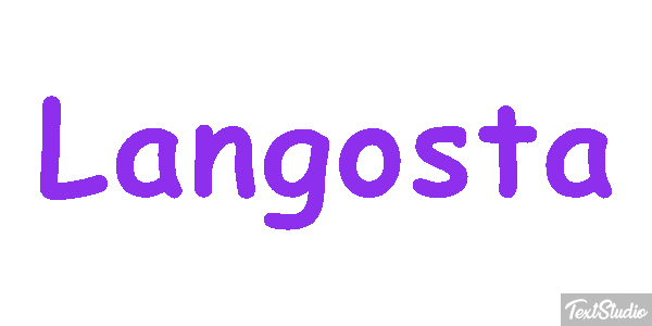 Langosta Efecto de texto