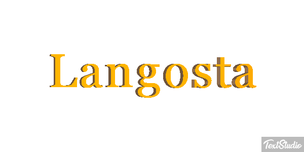 Langosta Efecto de texto