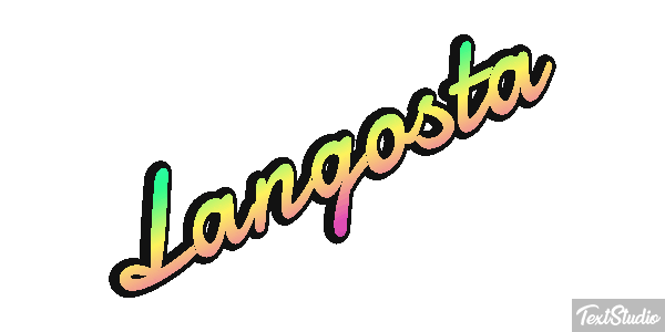 Langosta Efecto de texto