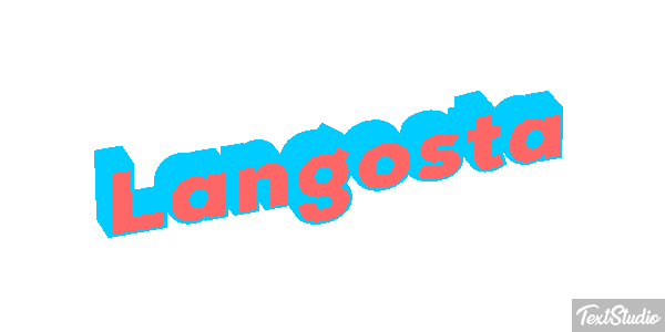 Langosta Efecto de texto