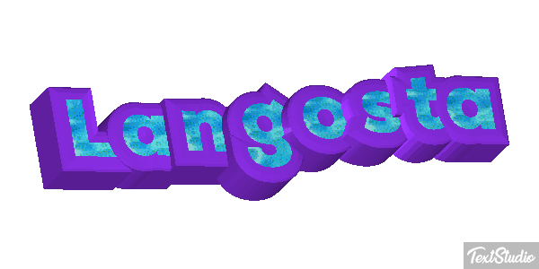 Langosta Efecto de texto