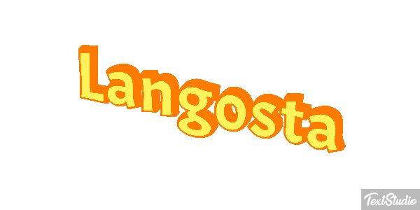 Langosta Efecto de texto