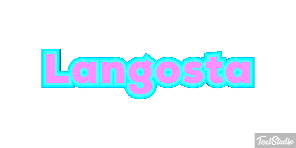 Langosta Efecto de texto