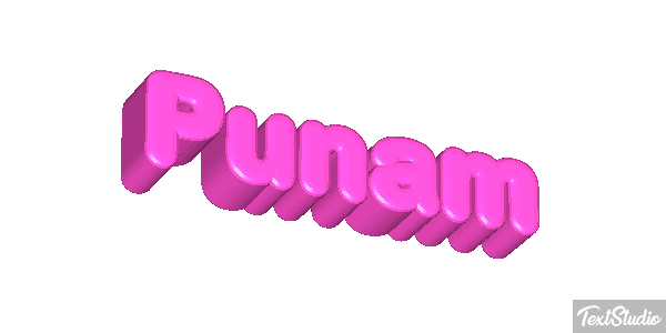 Punam Text effect