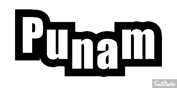 Punam Text effect