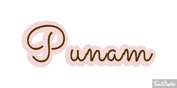Punam Text effect