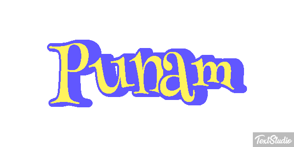 Punam Text effect