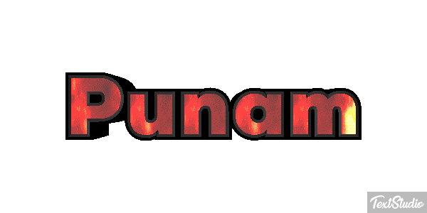 Punam Text effect