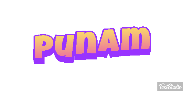 Punam Text effect