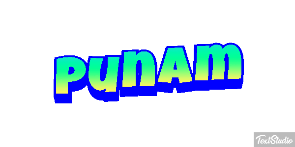 Punam Text effect