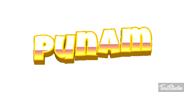 Punam Text effect