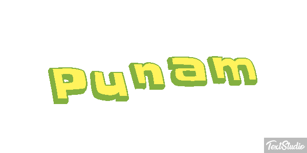 Punam Text effect