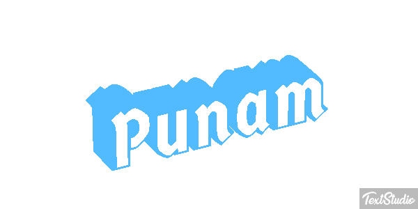 Punam Text effect