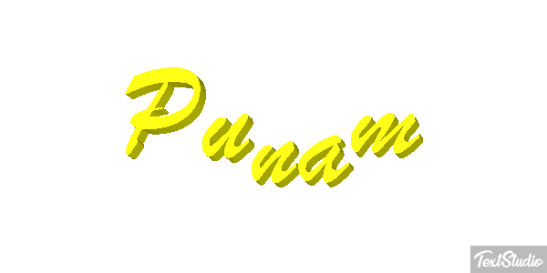 Punam Text effect