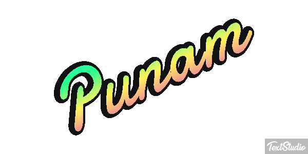 Punam Text effect