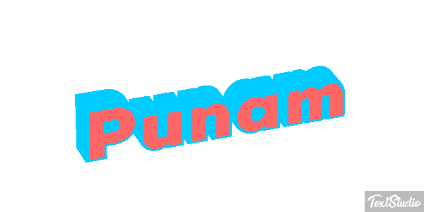Punam Text effect