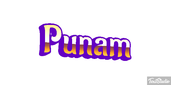 Punam Text effect
