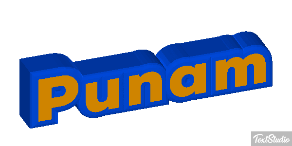 Punam Text effect