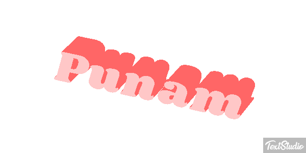 Punam Text effect