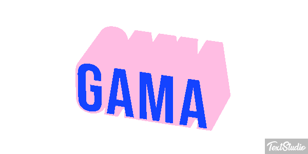Gama Efeito do texto