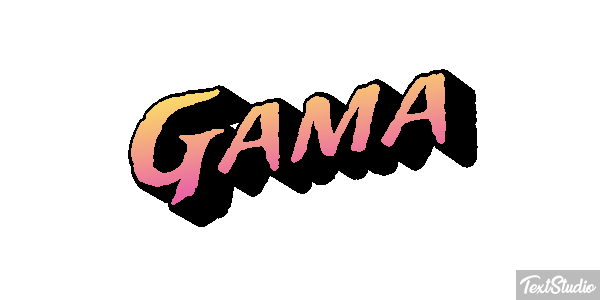 Gama Efeito do texto