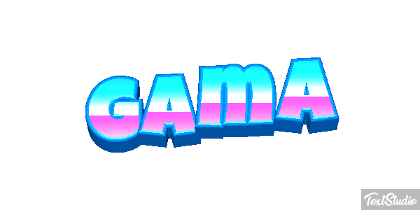 Gama Efeito do texto