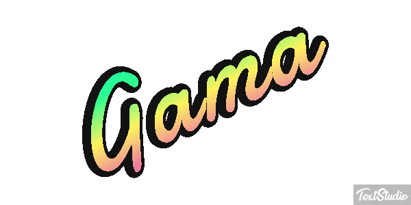 Gama Efeito do texto