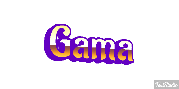 Gama Efeito do texto