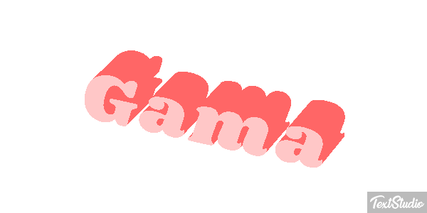 Gama Efeito do texto