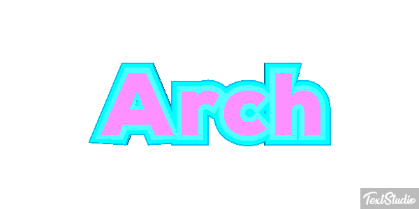 Arch Text effect