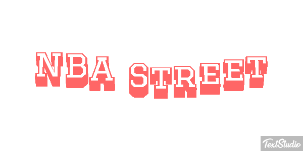 NBA Street Текстовый эффект