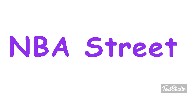 NBA Street Текстовый эффект