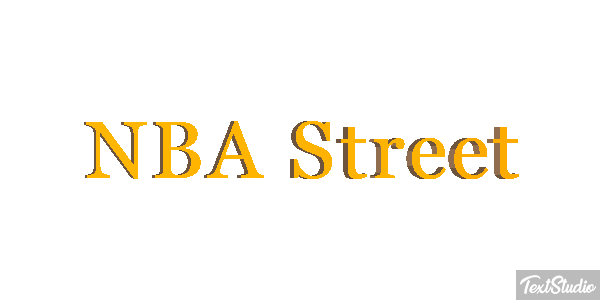 NBA Street Текстовый эффект